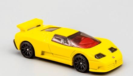 Машинка Базовая Hot Wheels '94 Bugatti EB110 SS Turbo 1:64 HCT67 Yellow - Retromagaz, image 2