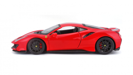 Машинка Bburago Ferrari 488 Pista Race & Play 1:24 Red - Retromagaz, image 3