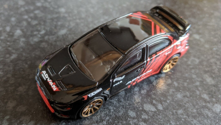 Машинка Базовая Hot Wheels 2008 Lancer Evolution Advan Speed Graphics 1:64 GHC82 Black - Retromagaz, image 2