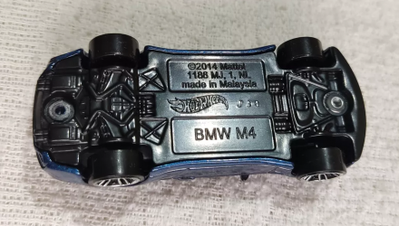 Машинка Базовая Hot Wheels BMW M4 Factory Fresh 1:64 DTX57 Dark Blue - Retromagaz, image 5