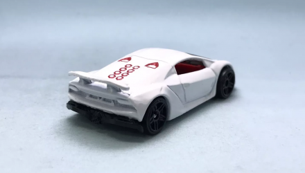 Машинка Базовая Hot Wheels Lamborghini Sesto Elemento Exotics 1:64 HTC23 White - Retromagaz, image 2