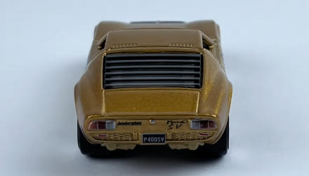 Тематическая Машинка Hot Wheels 1971 Lamborghini Miura SV Vintage Racing Club 1:64 HRT81/HRV03 Gold - Retromagaz, image 6