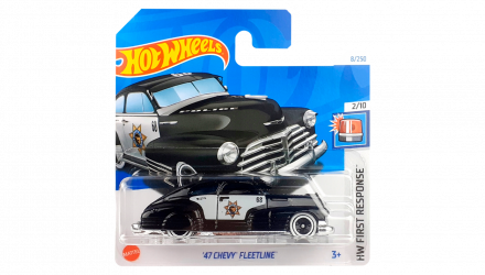 Машинка Базовая Hot Wheels '47 Chevy Fleetline Treasure Hunts First Response 1:64 HTF15 Black - Retromagaz, image 1