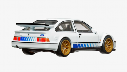 Машинка Premium Hot Wheels '87 Ford Sierra Cosworth Canyon Warriors 1:64 HKC54 White - Retromagaz, image 3