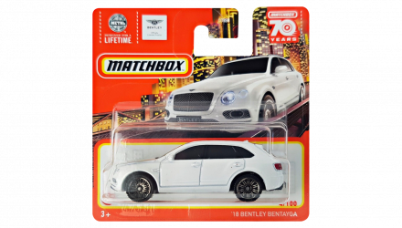 Машинка Большой Город Matchbox '18 Bentley Bentayga Metro 1:64 HLC97 White - Retromagaz, image 1