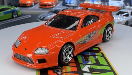 Тематическая Машинка Hot Wheels Toyota Supra Brian O'Conner Fast & Furious 1:64 JBY30 Orange - Retromagaz, image 2