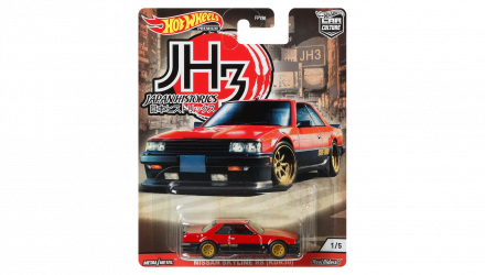 Машинка Premium Hot Wheels Nissan Skyline RS (KDR30) Japan Historics 3 1:64 GJP84 Red - Retromagaz, image 1