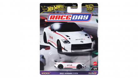 Машинка Premium Hot Wheels 2023 Nissan Z GT4 Race Day 1:64 HRV73 White - Retromagaz, image 1