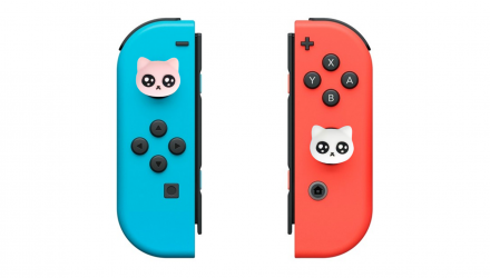 Накладки на Стики RMC 4шт Cat Nintendo Switch White Pink Grey Blue - Retromagaz, image 4