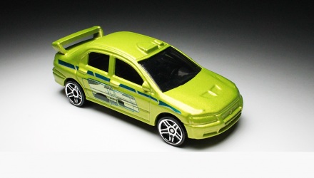 Тематическая Машинка Hot Wheels Mitsubishi Lancer Evolution 7 VII Fast & Furious 1:64 FYY56 Green - Retromagaz, image 5