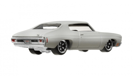 Тематическая Машинка Hot Wheels 1970 Chevelle SS Dominic Toretto Fast & Furious 1:64 HNR88/HRW47 Grey - Retromagaz, image 2