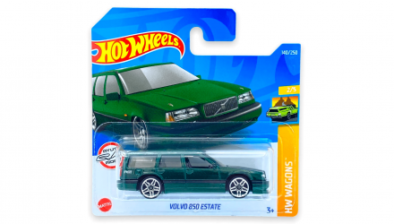 Машинка Базовая Hot Wheels Volvo 850 Estate Wagons 1:64 HCV21 Green - Retromagaz, image 1