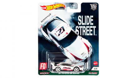 Машинка Premium Hot Wheels '20 Toyota GR Supra Slide Street 1:64 GRJ79 White - Retromagaz, image 1