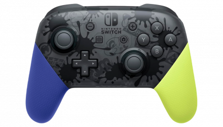 Геймпад Беспроводной Nintendo Switch Pro Controller Splatoon 3 Limited Edition Yellow Blue Б/У - Retromagaz, image 1