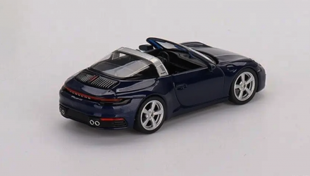 Машинка Premium MINI GT Porsche 911 Targa 4S 1:64 Blue - Retromagaz, image 3