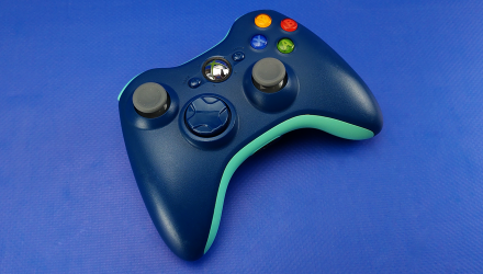 Геймпад Бездротовий Microsoft Xbox 360 Blue Б/У - Retromagaz, image 4