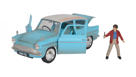 Машинка Jada 1959 Ford Anglia с Фигуркой Harry Potter 1:24 Blue - Retromagaz, image 2