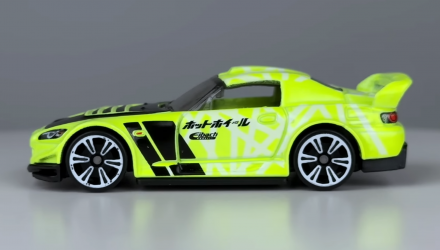 Тематическая Машинка Hot Wheels Honda S2000 Neon Speeders 1:64 HLH72/HRW72 Green - Retromagaz, image 4