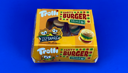 Конфеты Жевательные Trolli Party Burger Minis 15 Pieces 150g - Retromagaz, image 3