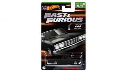 Тематическая Машинка Hot Wheels Chevy El Camino Fast & Furious 1:64 HNR88/HNT10 Black - Retromagaz, image 1