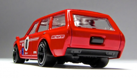 Машинка Базовая Hot Wheels '71 Datsun Bluebird 510 Wagon Workshop 1:64 BFD77 Red - Retromagaz, image 6