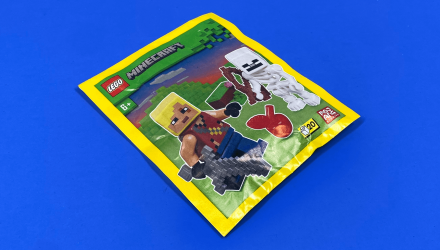 Конструктор Lego Фігурка Hero With Skeleton Paper Bag Minecraft 662409 Новый - Retromagaz, image 1