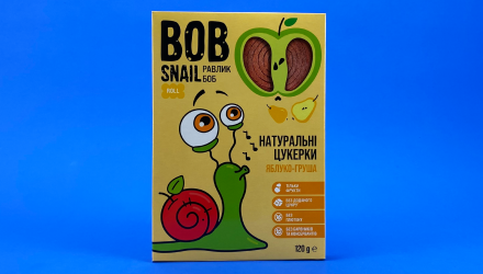 Конфеты Натуральные Bob Snail Яблочно-Грушевые - Retromagaz, image 1