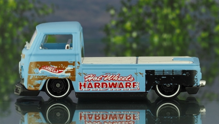 Машинка Базова Hot Wheels Volkswagen T2 Pickup Hot Trucks 1:64 FJW56 Blue - Retromagaz, image 4