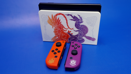 Консоль Nintendo Switch OLED Model HEG-001 Pokemon Scarlet & Violet Limited Edition 64GB Red Purple Б/У - Retromagaz, image 7