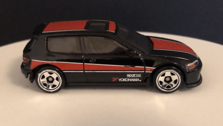 Тематическая Машинка Hot Wheels '92 Honda Civic EG '90s Street Scene 1:64 JCB56 Black - Retromagaz, image 3