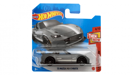 Машинка Базова Hot Wheels '15 Mazda MX-5 Miata Then and Now 1:64 GTC67 Grey - Retromagaz, image 1