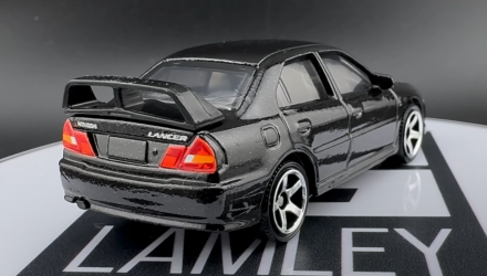 Тематична Машинка Matchbox 1996 Mitsubishi Lancer Evolution IV Moving Parts 1:64 FWD28/HVM98 Black - Retromagaz, image 3