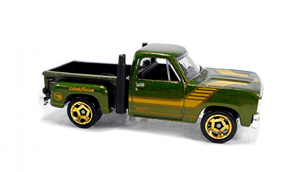 Машинка Базовая Hot Wheels 1978 Dodge Li'l Red Express Truck Treasure Hunts Hot Trucks 1:64 GTC95 Green - Retromagaz, image 3