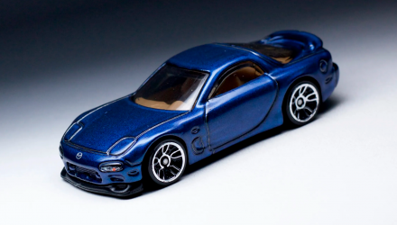 Машинка Базовая Hot Wheels '95 Mazda RX-7 Then and Now 1:64 DTW90 Dark Blue - Retromagaz, image 2