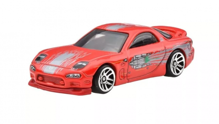 Тематическая Машинка Hot Wheels 10шт Mazda RX-7 / Honda S2K / RX-8 / Porsche Cayman / VW Jetta MK3 / Dodge Charger / Chevy Fleetline Fast & Furious 1:64 HVX27 Red - Retromagaz, image 1