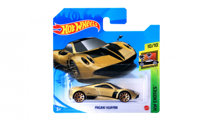 Машинка Базова Hot Wheels Pagani Huayra Exotics 1:64 GRY90 Gold - Retromagaz, image 1