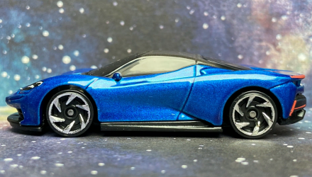 Машинка Базова Hot Wheels Automobili Pininfarina Battista Exotics 1:64 HCX53 Blue - Retromagaz, image 3