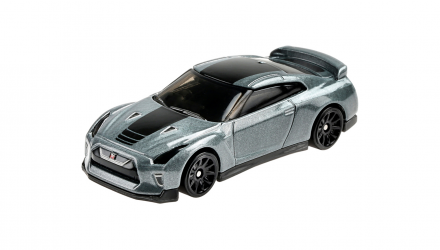 Машинка Базова Hot Wheels '17 Nissan GT-R (R35) Then and Now 1:64 GTC70 Grey - Retromagaz, image 2