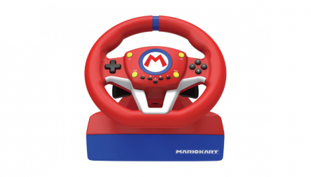 Руль Hori Switch Mario Kart Racing Wheel Pro Mini NSW-204U Red Blue 1.5m Б/У - Retromagaz, image 3