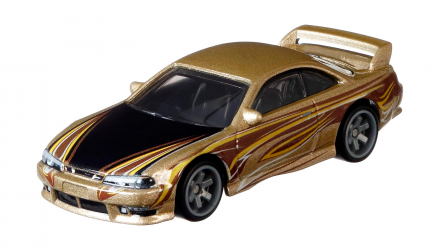 Машинка Premium Hot Wheels Nissan 240SX (S14) Fast & Furious 1:64 GJR64 Gold - Retromagaz, image 2