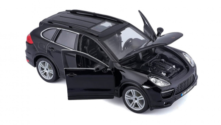 Машинка Bburago Porsche Cayenne Turbo 1:24 Black - Retromagaz, image 3