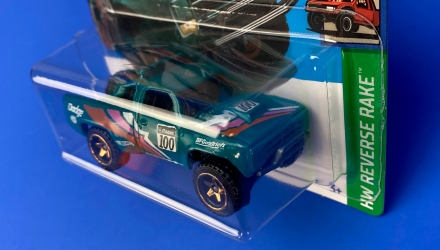 Машинка Базовая Hot Wheels '87 Dodge D100 Reverse Rake 1:64 HTB89 Green - Retromagaz, image 3