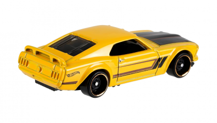 Тематическая Машинка Hot Wheels '69 Ford Mustang Boss 302 Detroit Muscle 1:64 FYY10 Yellow - Retromagaz, image 3