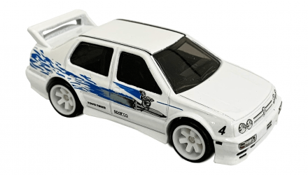 Машинка Premium Hot Wheels 4шт Volkswagen Jetta MK3 / '70 Dodge Charger R/T / Toyota Supra / Carry On Fast & Furious Diorama 1:64 GMH41 White - Retromagaz, image 1