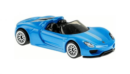 Машинка Базовая Hot Wheels Porsche 918 Spyder Porsche 1:64 GHD22 Blue - Retromagaz, image 2