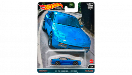 Машинка Premium Hot Wheels '89 Porsche 944 Turbo Canyon Warriors 1:64 HKC56 Blue - Retromagaz, image 1