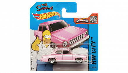 Машинка Базовая Hot Wheels The Simpsons Family Car City 1:64 CFG80 Pink - Retromagaz, image 1