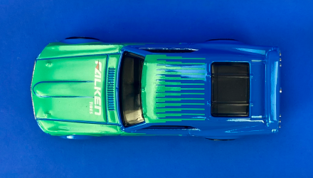 Машинка Базова Hot Wheels '69 Ford Mustang Boss 302 Falken Then and Now 1:64 HKJ48 Blue - Retromagaz, image 7