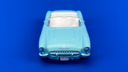 Машинка Базова Hot Wheels 1956 Corvette Barbie The Movie Screen Time 1:64 HKK87 Light Blue - Retromagaz, image 4