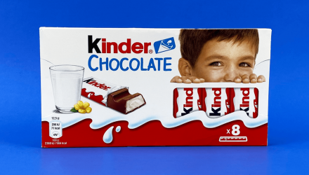 Набір Шоколад Молочний Kinder Chocolate 8 Pieces 100g 10шт - Retromagaz, image 1